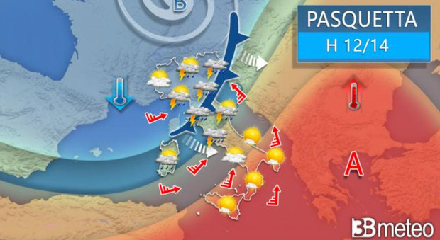Pasquetta, le previsioni meteo: pioggia e vento in molte zone d'Italia. Scampagnate a rischio