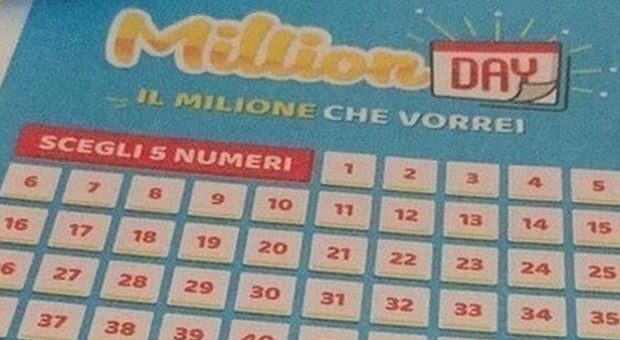 Million Day, i numeri vincenti di giovedì 10 ottobre 2019