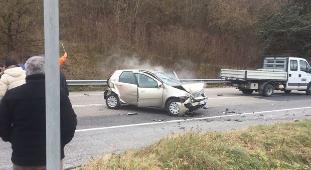 L'incidente sulla superstrada Sora - Cassino