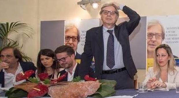Vittorio Sgarbi è il nuovo sindaco di Sutri: «Qui un polo attrattivo a livello mondiale»