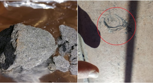 Meteorite caduto su un balcone a Matera. «Andava a 300 km/h, è stato sconvolgente»