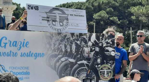 Da Petriano ad Ancona, 300 motociclisti al Raduno per i bambini del Salesi