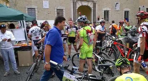 Piazza del Popolo ieri ha ospitato 150 bikers