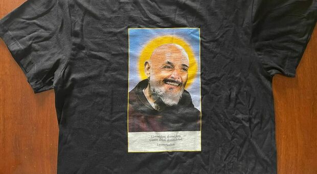La maglia di Spalletti Padre Pio
