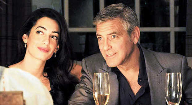 Amal Alamuddin e George Clooney da oggi a Venezia