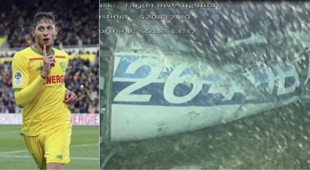 Emiliano Sala, un corpo umano visibile all'interno dell'aereo sott'acqua