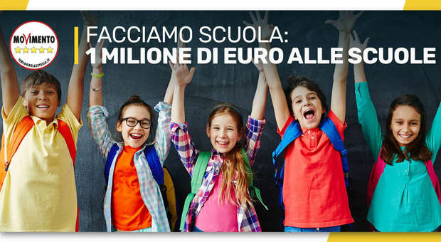 «Facciamo Scuola», dai sette consiglieri regionali del M5S 267mila euro a 27 scuole della Campania