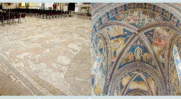 Il mosaico della cattedrale di Otranto e gli afgfreschi della basilica di Santa Caterina a Galatina
