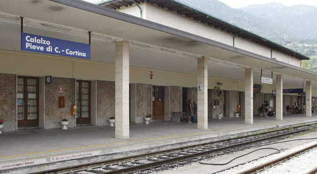 La stazione di Calalzo di Cadore da mesi senza treni