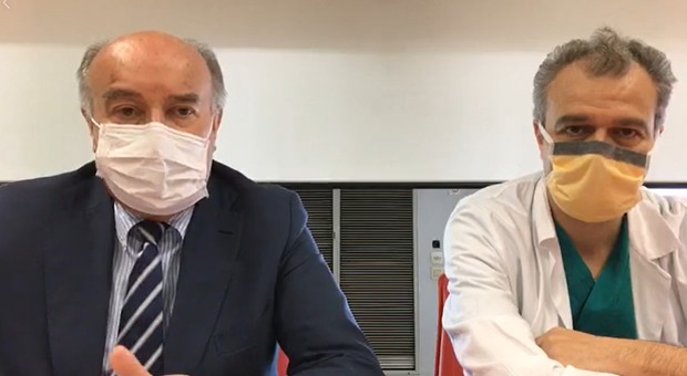 Il direttore dell'Ulss 5 polesana Antonio Compostella e il medico Gianluca Casoni