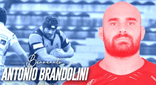 Il pilone Antonio Brandolini, nuovo acquisto della FemiCz Rugby Rovigo