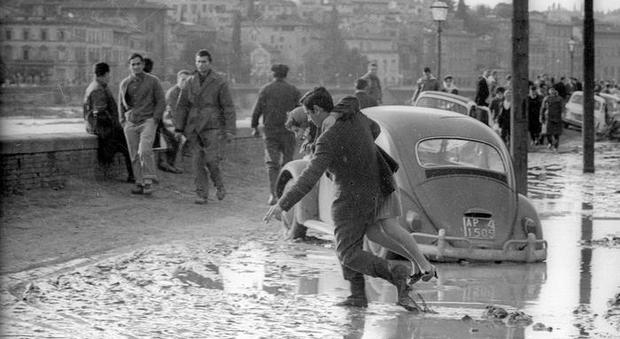 L'alluvione di Firenze il 4 novembre 1966