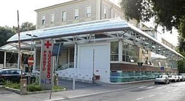 Il pronto soccorso dell'ospedale di Pesaro