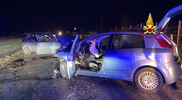 Schianto fra due auto: tre persone restano ferite in un incidente a Sovizzo