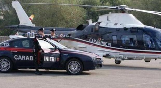 Blitz con l'elicottero, i carabinieri sequestrano 11 chili di eroina