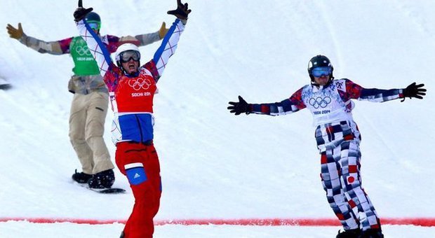 Snowboard, oro al francese Vaultier Matteotti sesto, Visintin cade