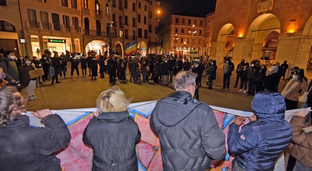 Sit-in a Treviso