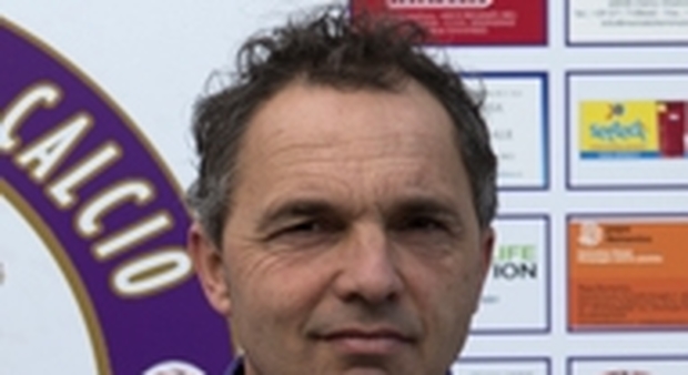 L'allenatore Roberto Lattanzi del Montefano