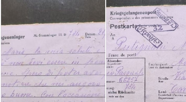 Lettera d'amore dal campo di prigionia in Germania arriva dopo 80 anni: «Cara Maria, non essere in pensiero»