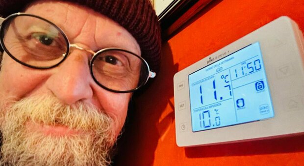 Foligno, in casa al freddo con i termosifoni spenti: l'esperimento di Paolo Tortorini per pagare bollette meno care