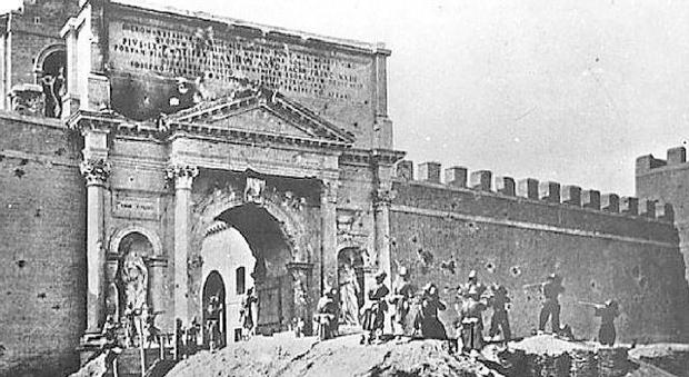 I bersaglieri a Porta Pia il 20 settembre 1870