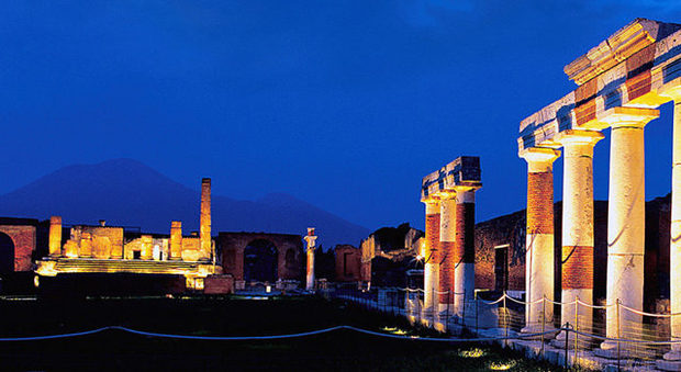 «Una Notte a Pompei», c'è l'intesa: via libera ai percorsi di suoni e luci