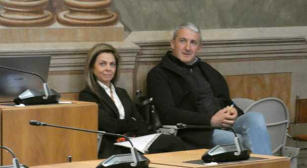 La vicesindaco Salvati e il candidato sindaco Masselli
