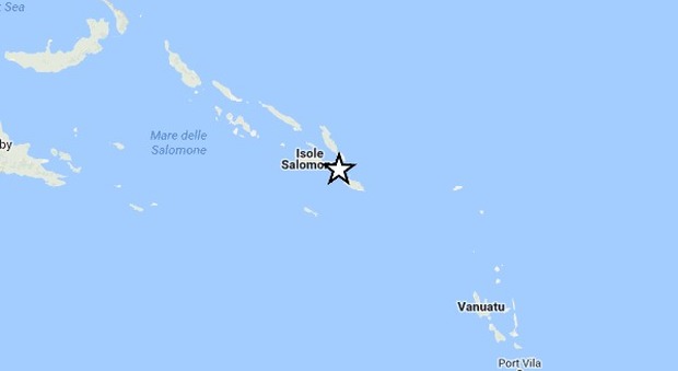 Allerta tsunami nelle Isole Salomone dopo la scossa di magnitudo 7.7