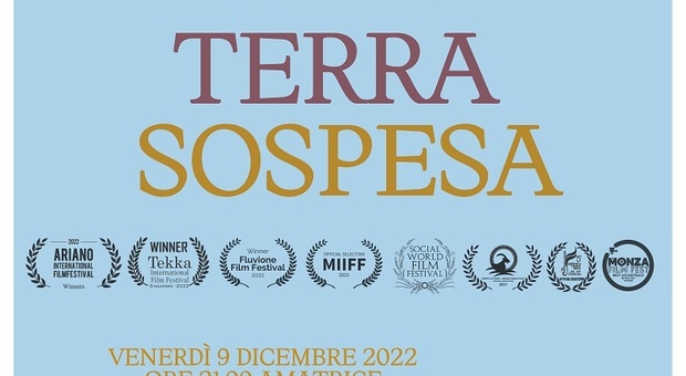 Il 9 dicembre ad Amatrice la proiezione del film documentario “Terra Sospesa”