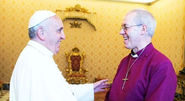 Il Papa e l'arcivescovo di Canterbury