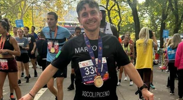 Il sindaco Marco Fioravanti a New York in versione maratoneta