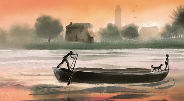 La copertina del libro di Paolo Malaguti "Se l'acqua ride"