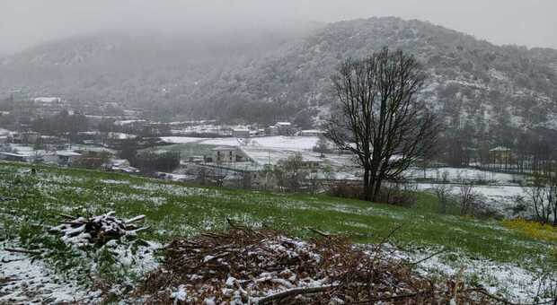 La neve a Montesano sulla Marcellana