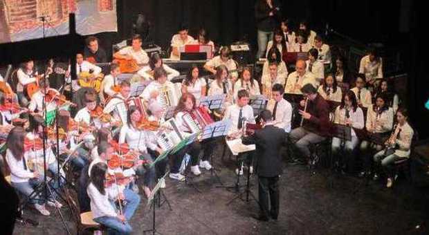 L'orchestra della scuola secondaria Ricci alla rassegna musicale di Montecatini