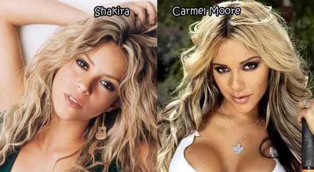 Le sosia pornostar delle vip più famose da Shakira a Rihanna, ecco le versioni hot