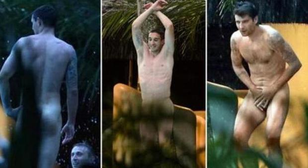 Le foto dei giocatori croati nudi in piscina