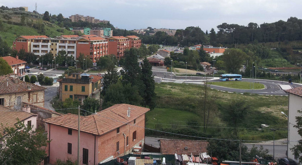 Una panoramica del quartiere di San Marco nella zona dello snodo dei bus
