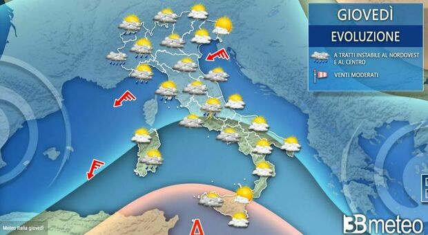 Meteo, maltempo in attenuazione sull'Emilia Romagna, ma nel weekend è in arrivo un nuovo ciclone