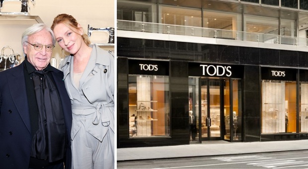 Tod's apre il suo store a New York. Parata di vip a Maison Avenue: con Della Valle c'è anche Uma Thurman