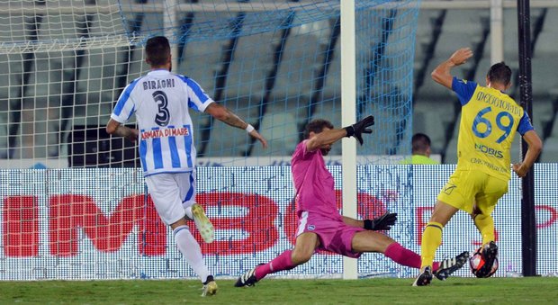 Pescara-Chievo 0-2: Oddo ancora a secco, i gialloblù in zona Champions