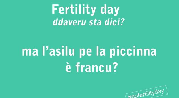 “Ma ddaveru sta dici?” L’ironia delle donne sul Fertility day
