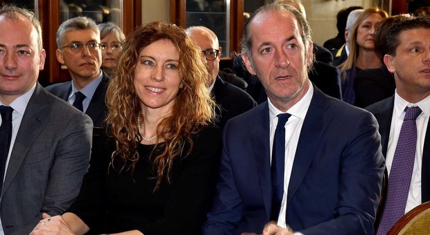 Il ministro Erika Stefani e Luca Zaia