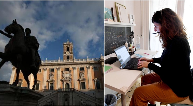 Comunali Roma, smart working due giorni a settimana: la mossa del Campidoglio