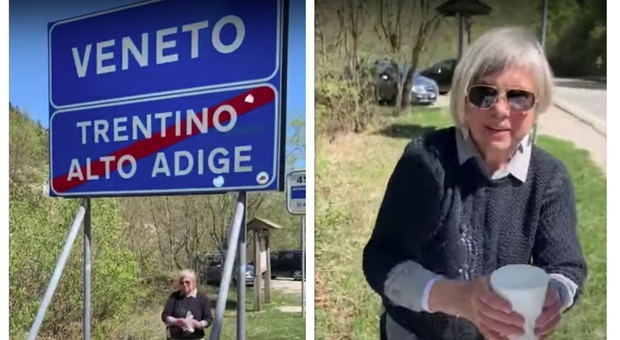 Lui vive in Trentino, la madre in Veneto: dopo due mesi si rivedono e festeggiano al confine