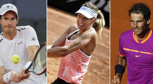 Internazionali Bnl, Murray, Sharapova e Nadal i favoriti