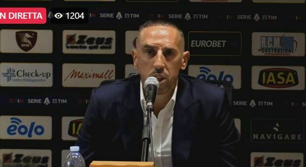 Salernitana, Ribéry si presenta: «Darò tutto per la salvezza»