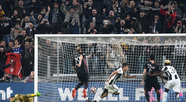 Juventus-Milan 2-1: rigore dubbio al 97', Dybala firma l'allungo scudetto