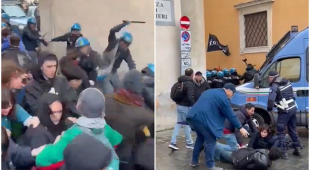 Manganellate agli studenti a Pisa, Piantedosi: «Casi isolati». Verifiche su 15 poliziotti: tra loro caposquadra e responsabile ordine pubblico