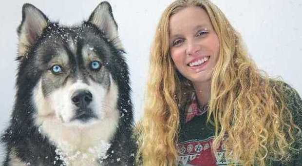 Amanda Tromp e il suo cane