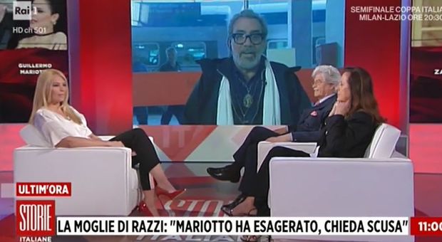 Mariotto-Razzi, prove di pace a «Storie Italiane»